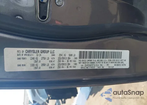 2015 Dodge Journey Sxt из США, поврежденный, VIN 3C4PDCBGXFT726832